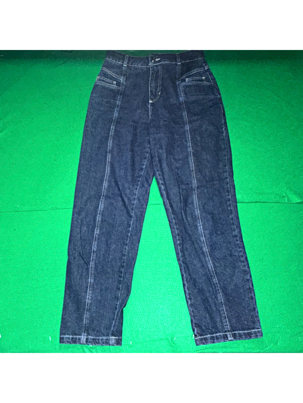 The New Society Seam-Front High Waisted Denim Jeans - Size Small